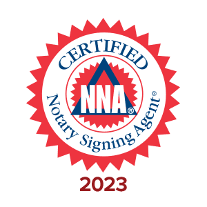 National Notary Association (NNA): Notary Signing Agent (NSA™) CERTIFIED Badge - 2023